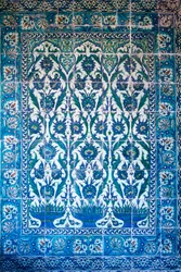 Peru, istambul, topkapi, palácio, Iznik, azulejos